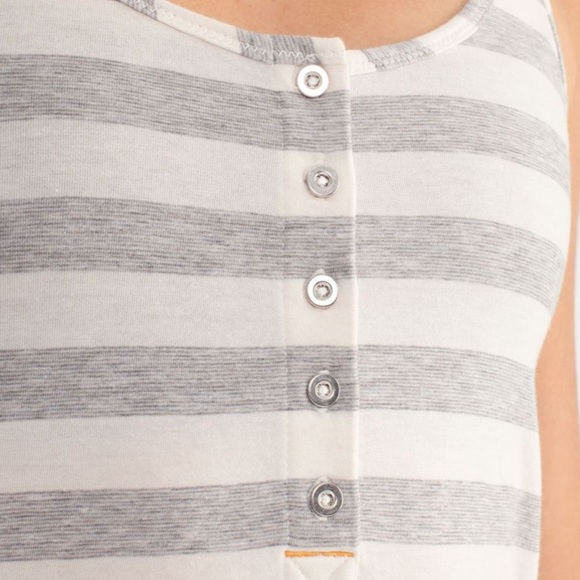 Lululemon Heart Opener Striped Button Tank - Picture 5 of 11